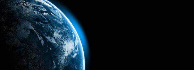 World background.Global on the blue background. Elements of this image furnished by NASA.