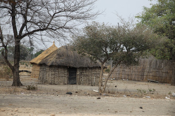 tradycyjne afrykańskie chaty