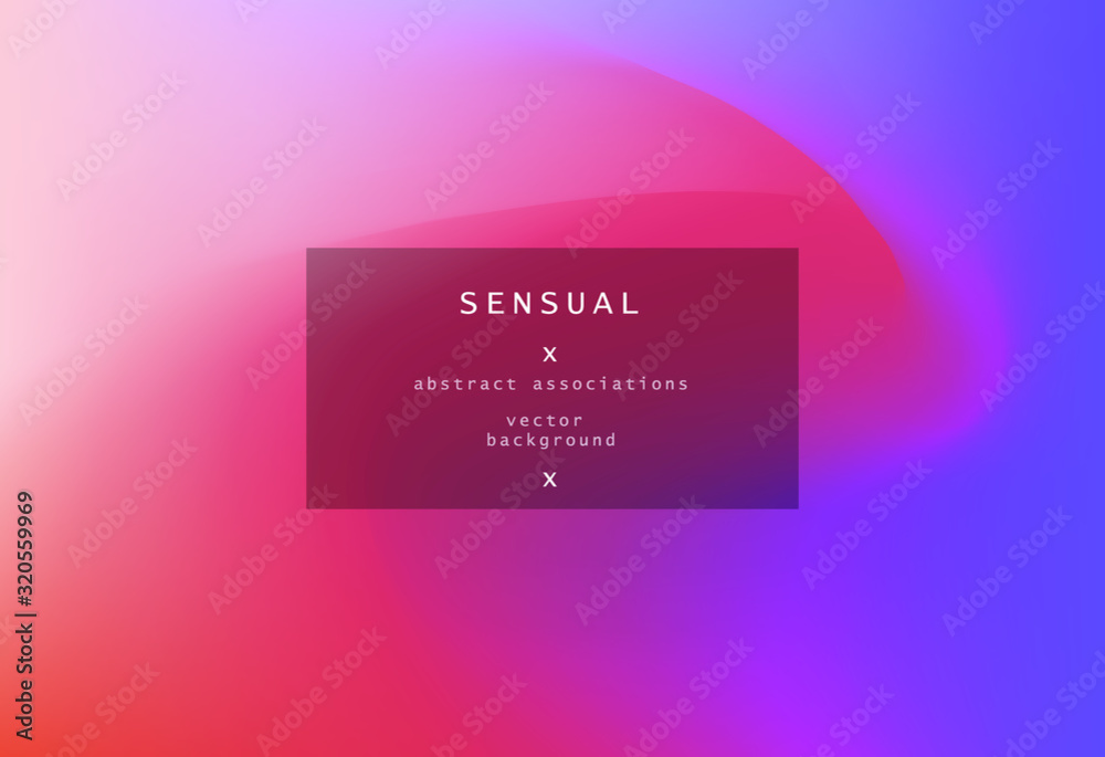 Poster Soft blurred pastel background with colorful stains. Digital abstraction.