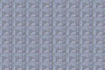 Grey tile concrete wall texture background. used in interior or design.