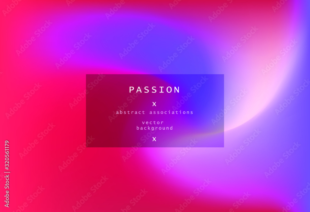 Poster Soft blurred pastel background with colorful stains. Digital abstraction.