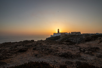 cabo sao vincente ligthouse portugal sagres