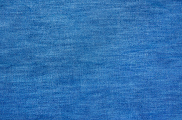Textured striped blue jeans denim linen fabric background