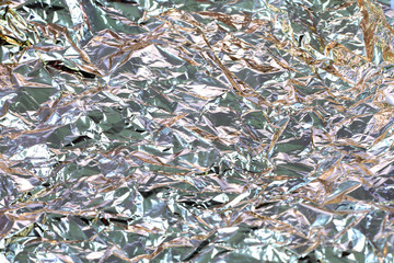 silver tinfoil texture