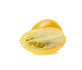 cherry tomatoes on white background