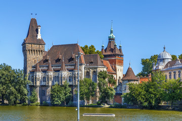 Naklejka premium Vajdahunyad Castle, Budapest, Hungary