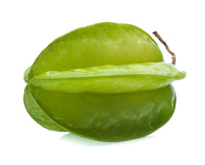 star fruit - carambola isolated on white background (starfruit)
