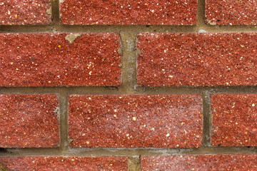 Obraz premium Background of red brick wall pattern texture. Great for graffiti inscriptions.