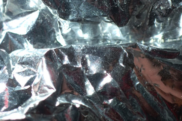 silver tinfoil texture