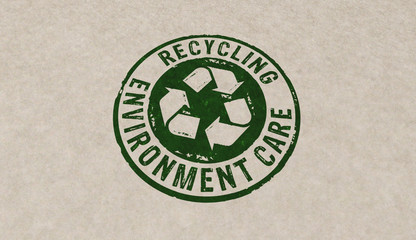 Recycling stamp and stamping
