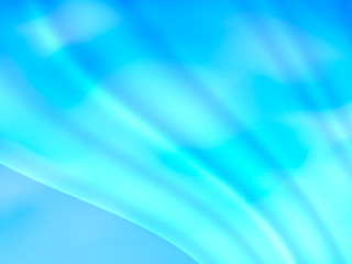Vector stock illustration. Curtain on a blue sky  background for poster.