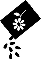 seed icon, vector illustration