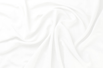 Obraz premium White cloth background soft wrinkled fabric patrem and surface. White colth soft background. White fabric wrinkles.