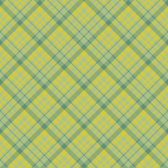 Seamless pattern in cozy discreet green and yellow colors for plaid, fabric, textile, clothes, tablecloth and other things. Vector image. 2