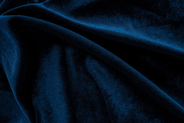 close up of classic blue velvet - trend color 2020 - Color of the Year