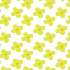 Vector floral seamless pattern. Hand drawn botanical illustration , isolated on white background.Design template for wallpaper,fabric,wrapping,textile