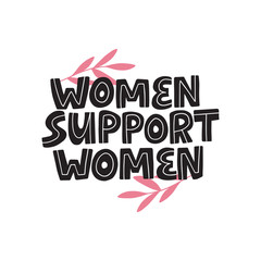 Fototapeta na wymiar Women's rights poster. Feminism concept design