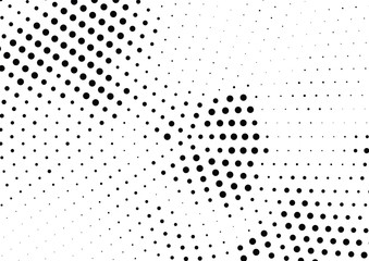 Abstract halftone dotted background. Futuristic grunge pattern, dot and circles.  Vector modern optical pop art texture for posters, sites, business cards, cover, postcards, labels, stickers layout.