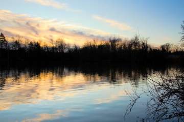 See bei Sonnenaufgang