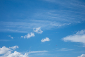 white cloud on blue sky