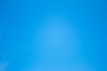 Cloudless sky