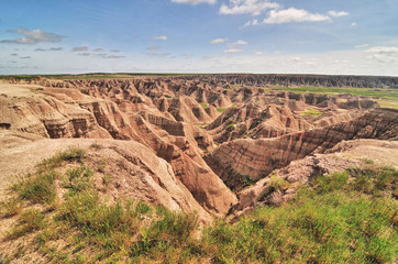 Badlands National Park  -  American national park located in southwestern South Dakota. 