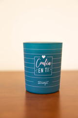 Candle Color Frasco Vela Decoracion Frase Motivacion