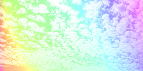 Fototapeta na wymiar Soft clouds with pastel sky
