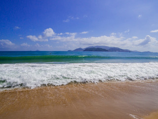 View of Long Beach in Nha Trang, Vietnam