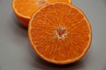 juice orange on white background