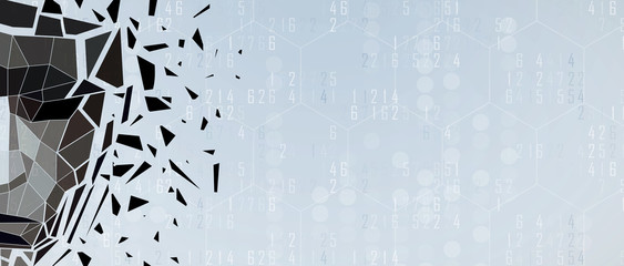 Conceptual technology illustration of artificial intelligence