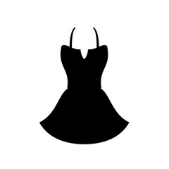 Valentine icon. Dress flat icon design.