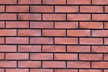 Red brick wall pattern background