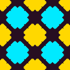 Seamless pattern with bright geometric shapes. Beautiful abstract illustration.