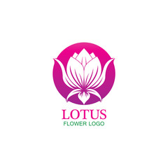 Vector lotus flowers design for spa, yoga class, hotel and resort