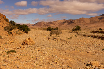 the desert in the south of the anti atlas