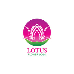 Vector lotus flowers design for spa, yoga class, hotel and resort