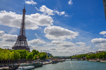 Fototapeta na wymiar eiffel tower in paris, france