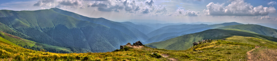 landscape of carpathians