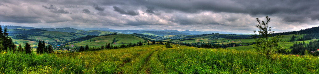 landscape in the mountains