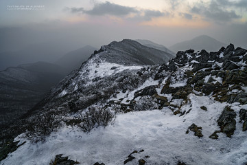 겨울산