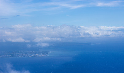 Clouds and sea