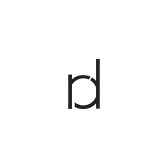 RD R D Unique Minimal Style Logo Design