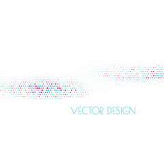Vector abstract background with colorful dots. Bright texture of circles. Vibrant halftone illustration.