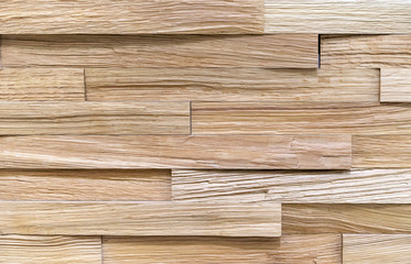 Background of wooden blocks. Textured wood panel.