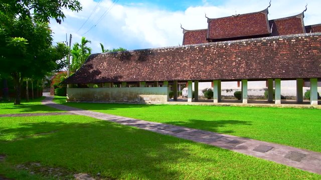 4K video of landscape in Ton Kwen Temple, Thailand.