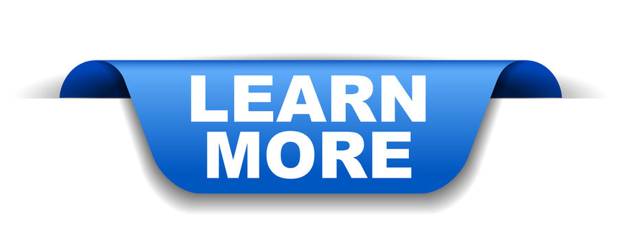 blue vector banner learn more