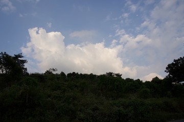 Clouds in the sky 