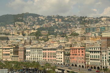 Fototapeta premium Italian city of Genoa
