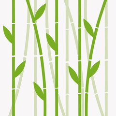 Naklejka premium Chinese or japanese bamboo grass oriental wallpaper vector